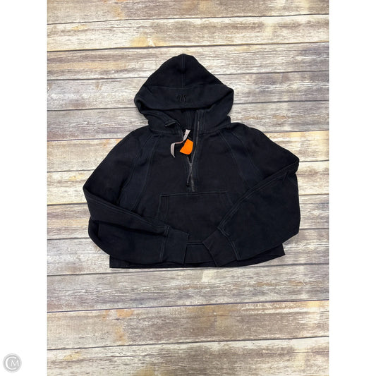 Athletic Jacket By Lululemon In Black, Size: M