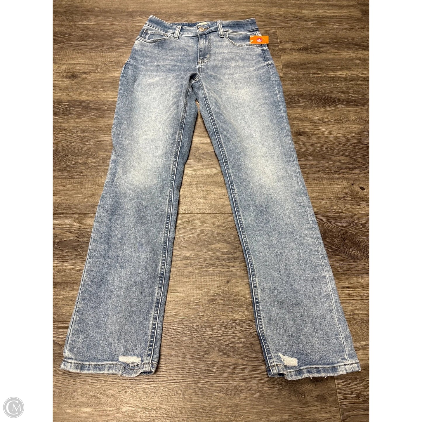Jeans Straight By Maurices In Blue Denim, Size: 4