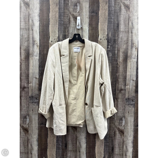 Blazer By Old Navy In Tan, Size: Xxl