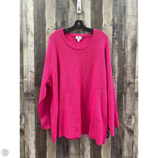 Sweater By The Drop In Pink, Size: 3x
