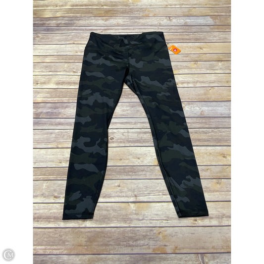 Athletic Leggings By Rbx In Camouflage Print, Size: L