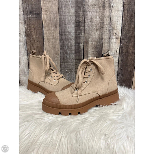 Boots Ankle Heels By Universal Thread In Tan, Size: 8.5