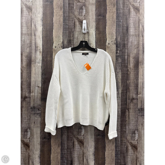 Sweater By Quince In White, Size: M