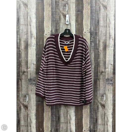 Sweater By American Eagle In Maroon, Size: M