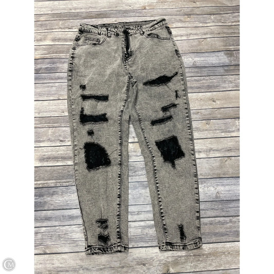 Jeans Skinny By Shein In Black Denim, Size: 1x