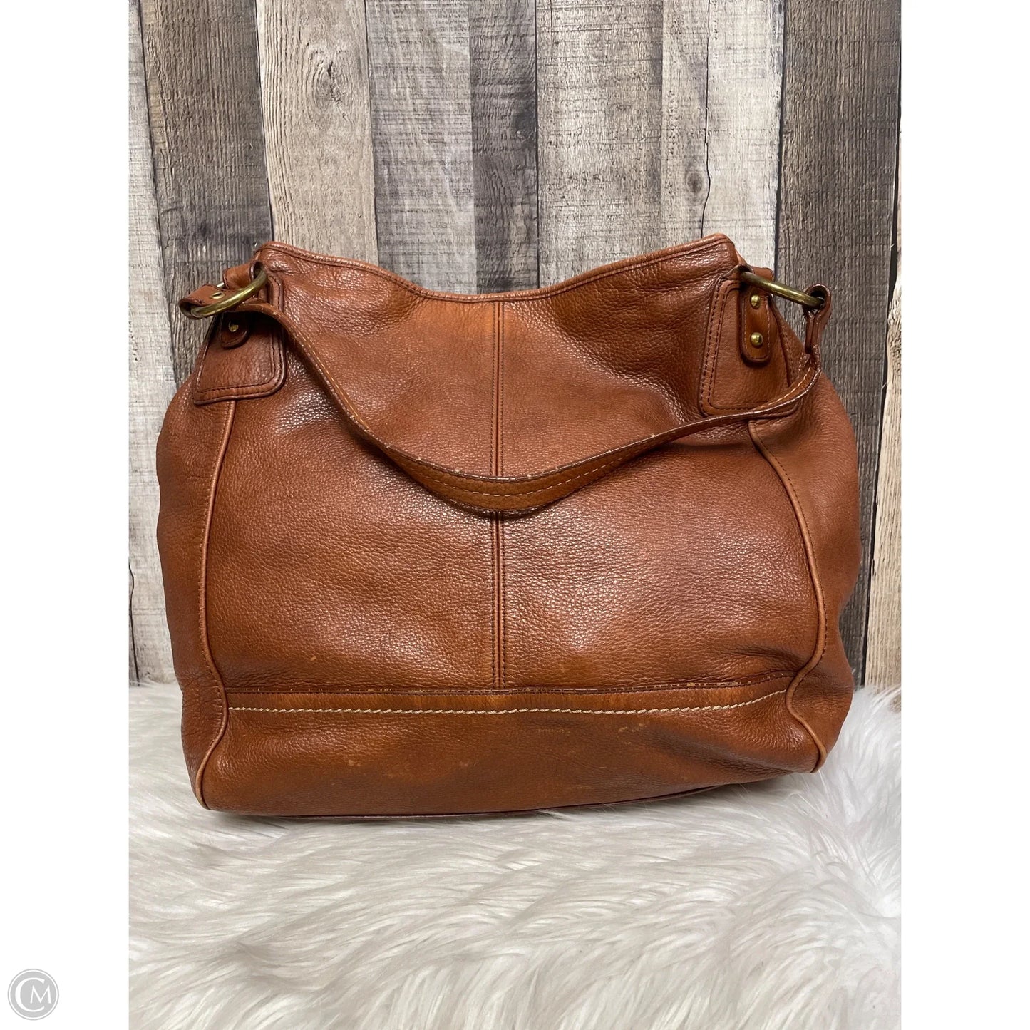 Handbag Leather By The Sak, Size: Large