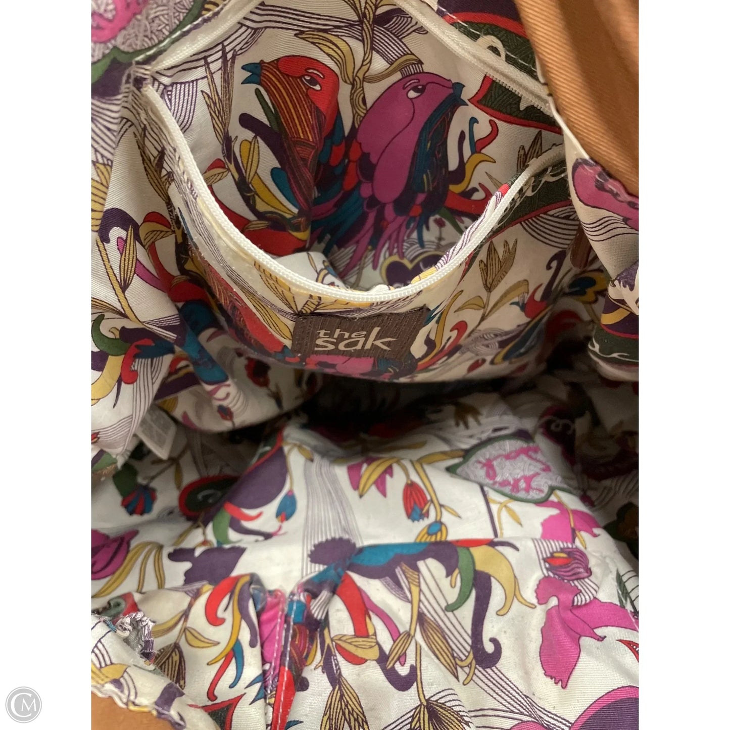 Handbag Leather By The Sak, Size: Large