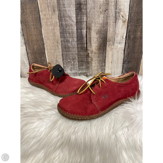 Shoes Flats By Born In Red, Size: 9