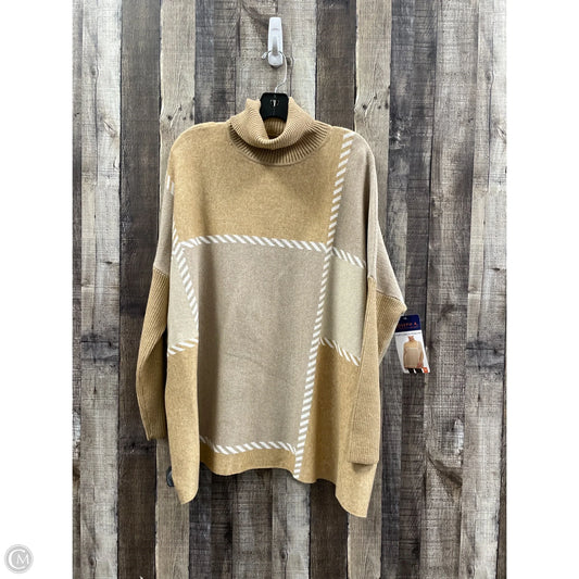 Sweater By Joseph A. In Tan, Size: M