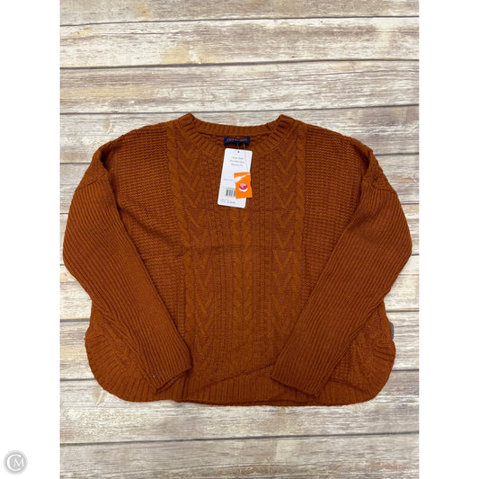 Sweater By Joseph A. In Bronze, Size: L