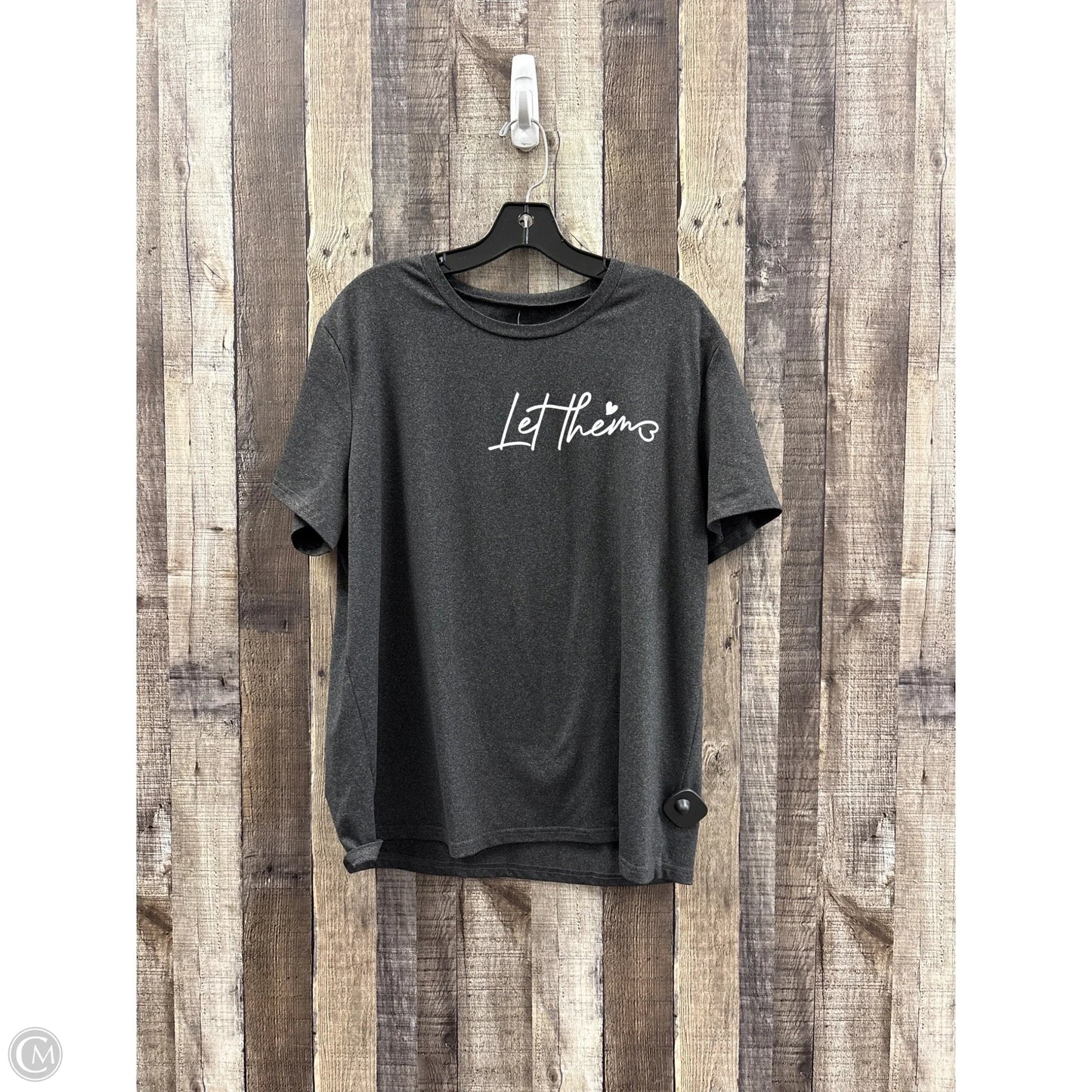 Top Short Sleeve Basic By Cmf In Black, Size: Xxl