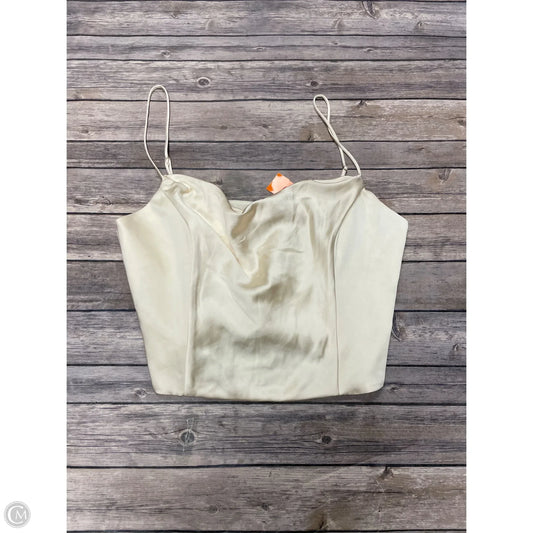 Top Sleeveless By Zara In Beige, Size: Xl