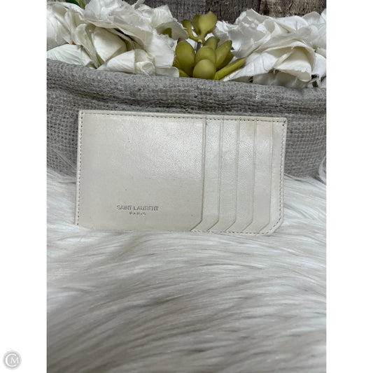 Wallet Luxury Designer By Yves Saint Laurent, Size: Small