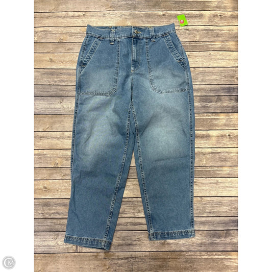 Jeans Wide Leg By Old Navy In Blue Denim, Size: M