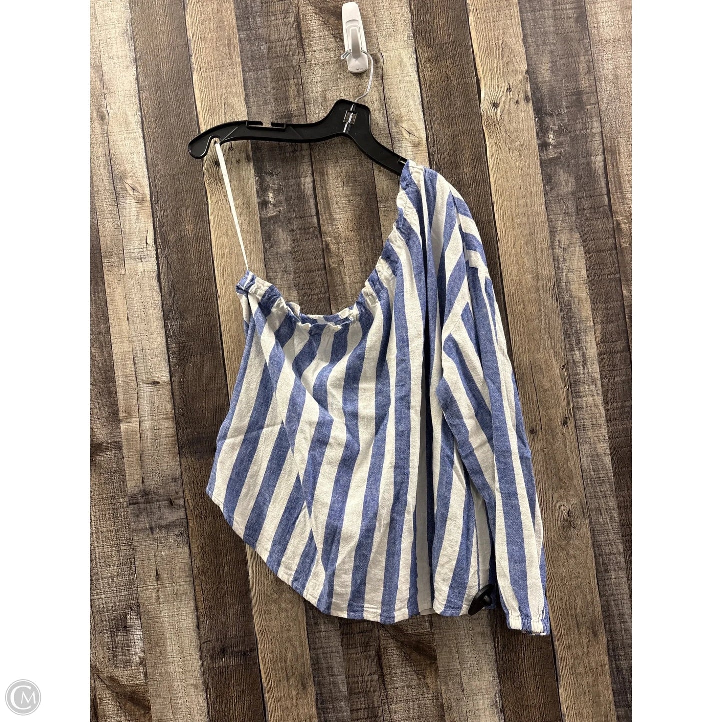 Top Long Sleeve By Joie In Striped Pattern, Size: L