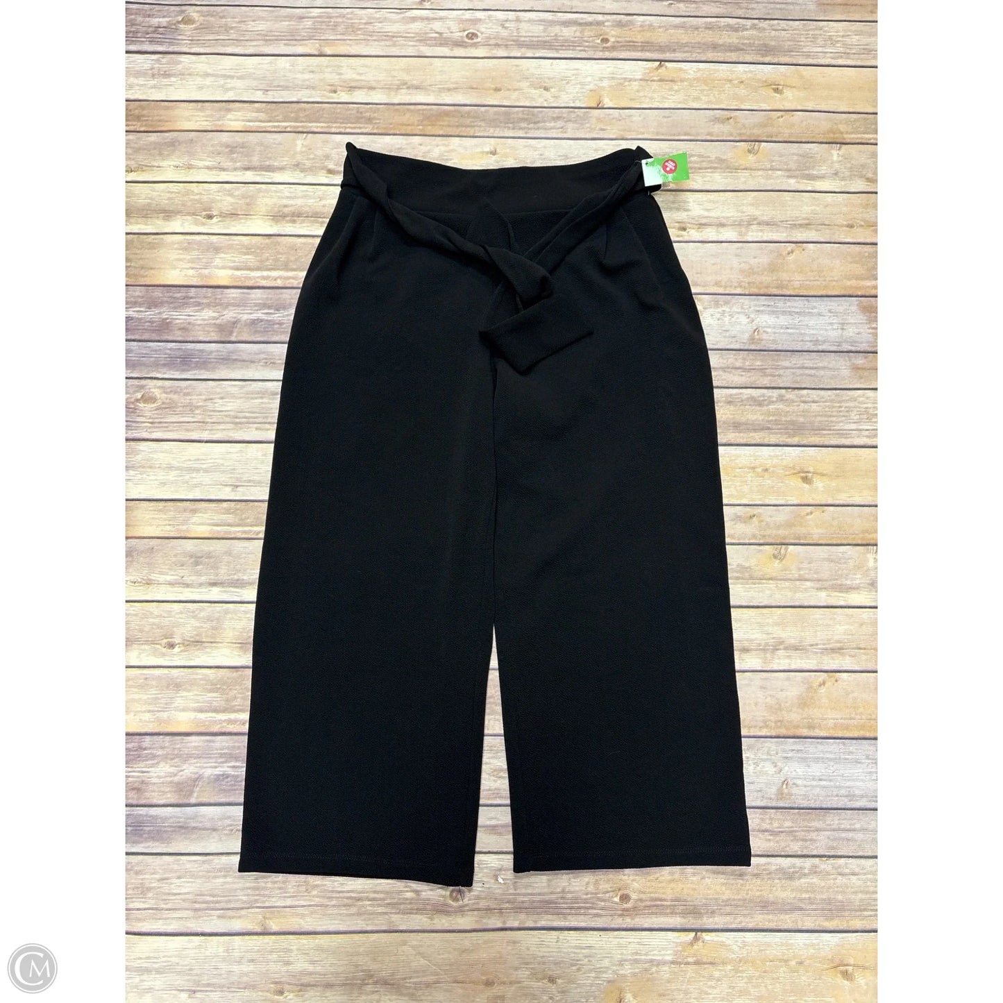 Pants Cropped By Massini In Black, Size: M