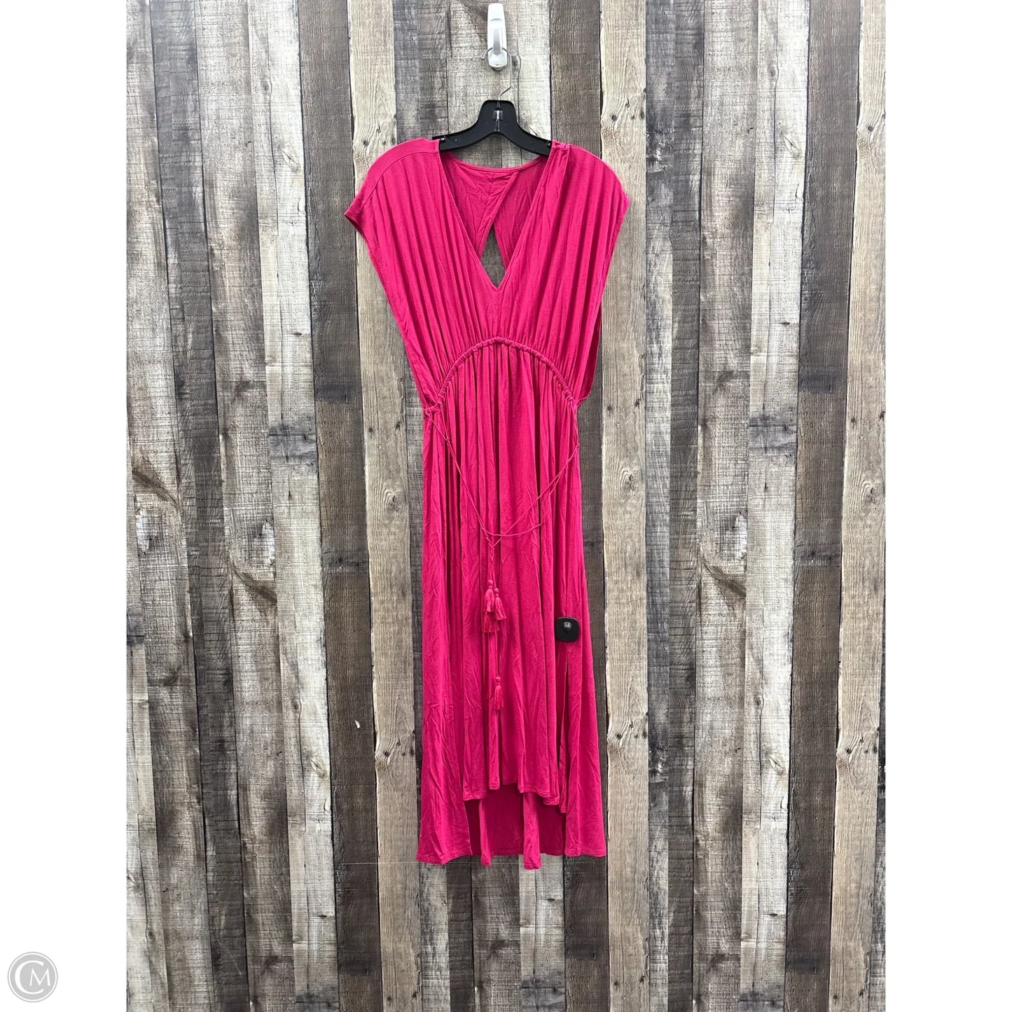 Dress Casual Midi By Loft In Pink, Size: Xs