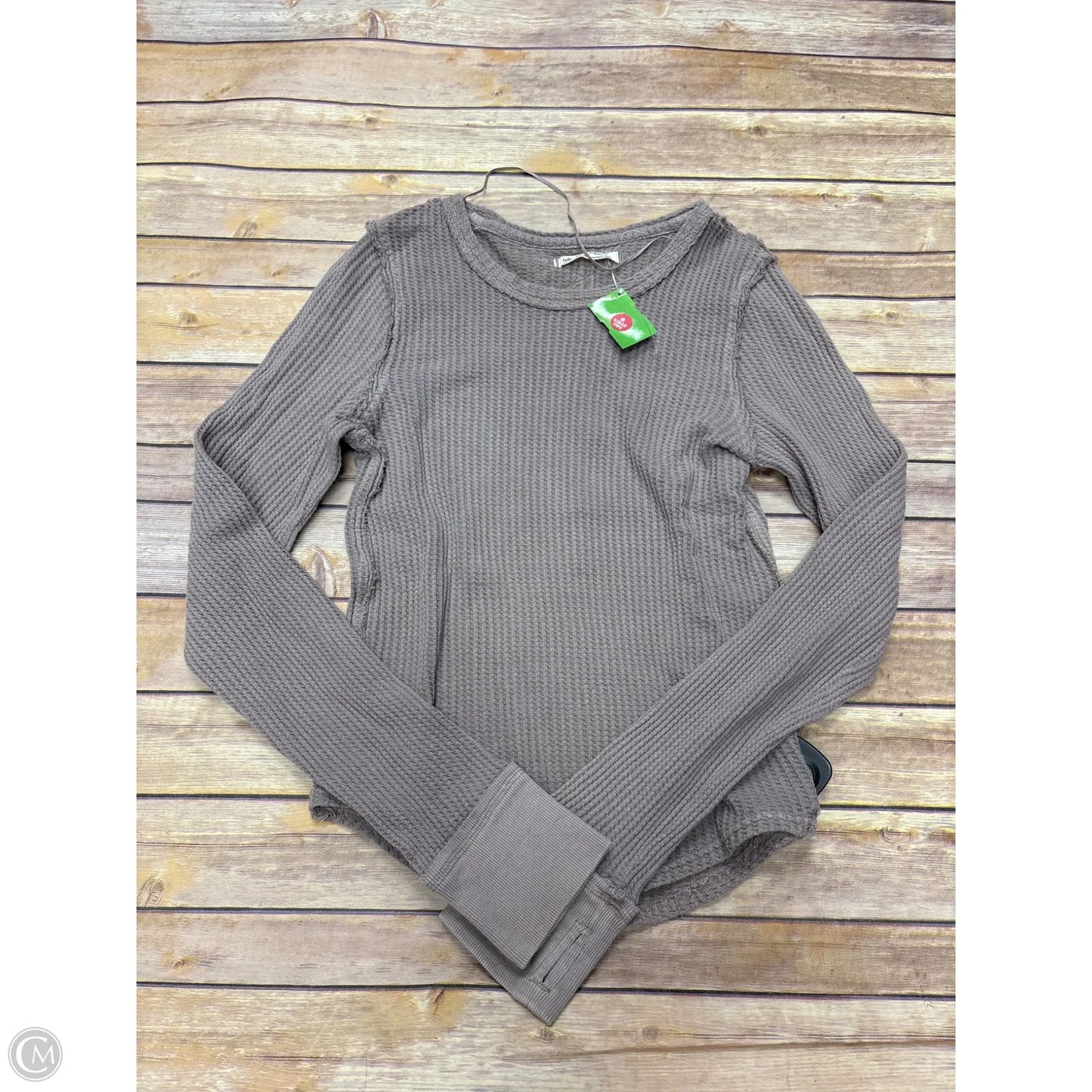 Top Long Sleeve By We The Free In Taupe, Size: M