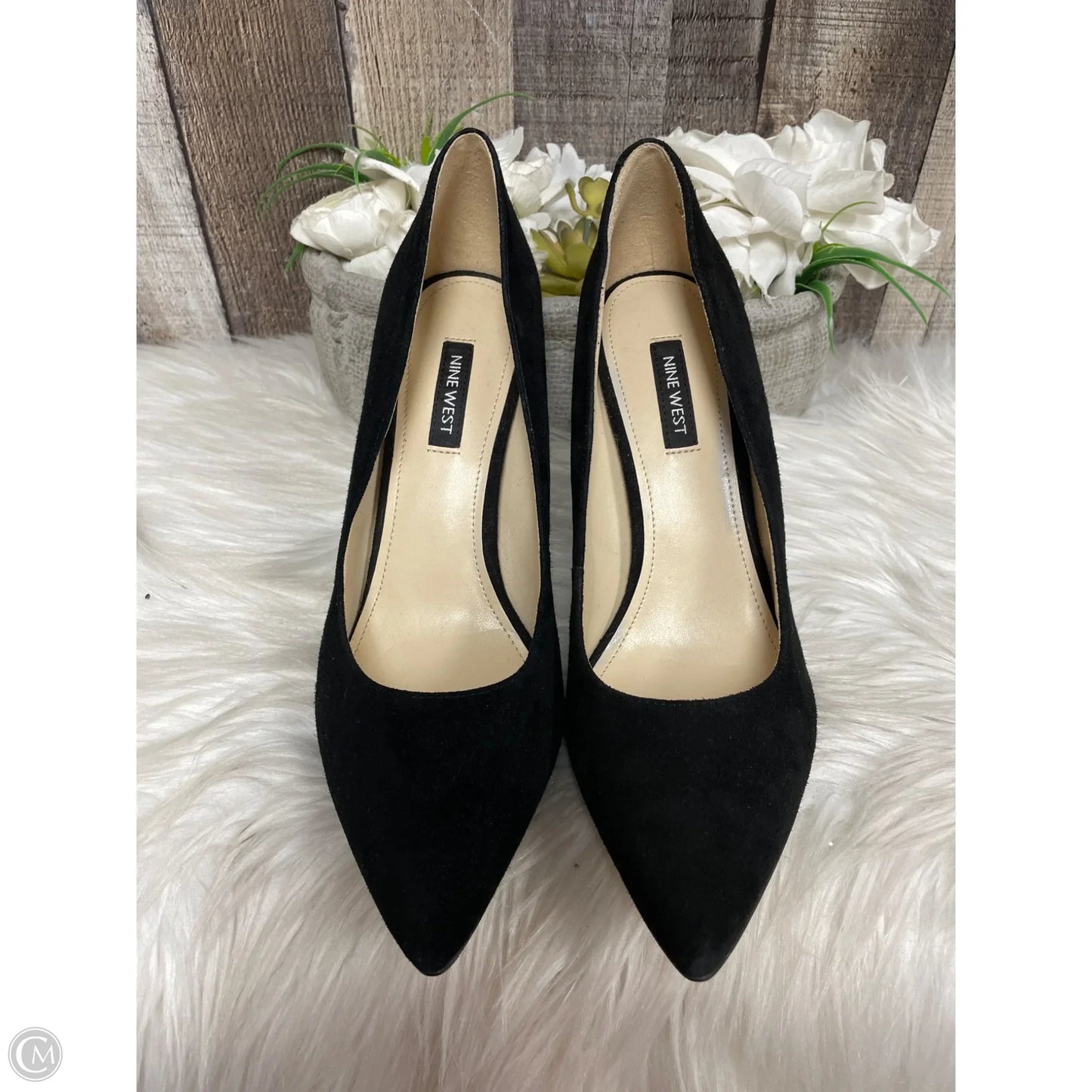 Shoes Heels Stiletto By Nine West In Black, Size: 8