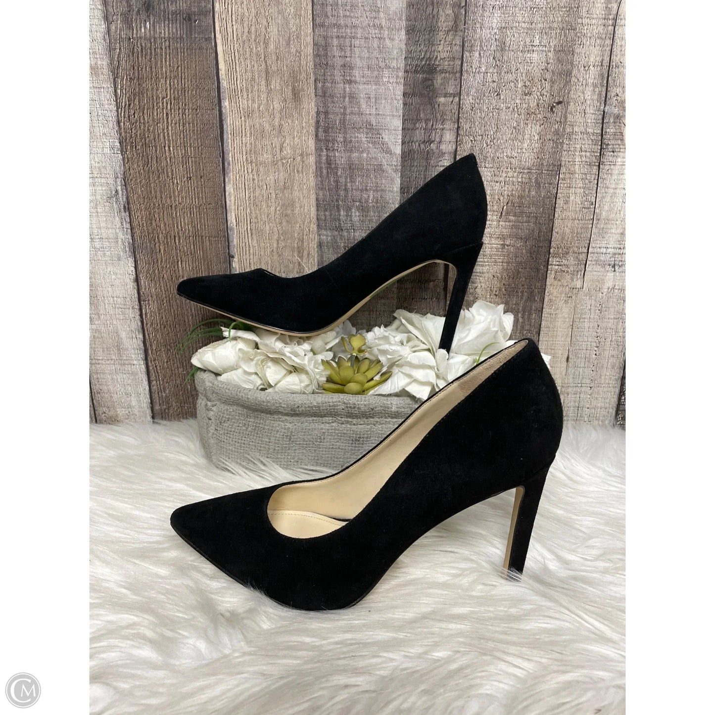 Shoes Heels Stiletto By Nine West In Black, Size: 8