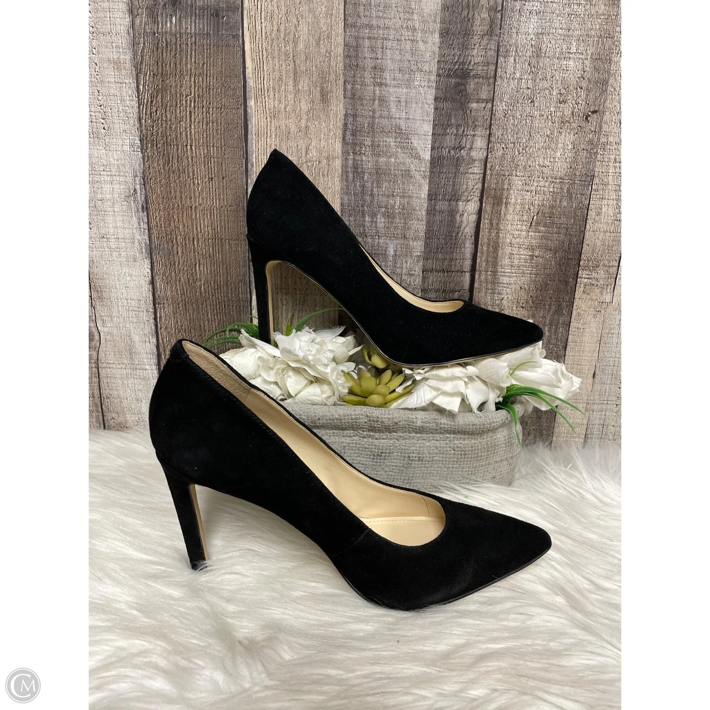 Shoes Heels Stiletto By Nine West In Black, Size: 8