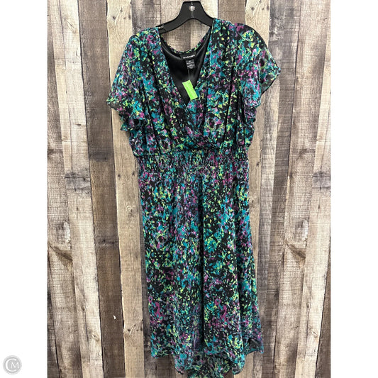 Dress Casual Midi By Lane Bryant In Multi-colored, Size: 2x