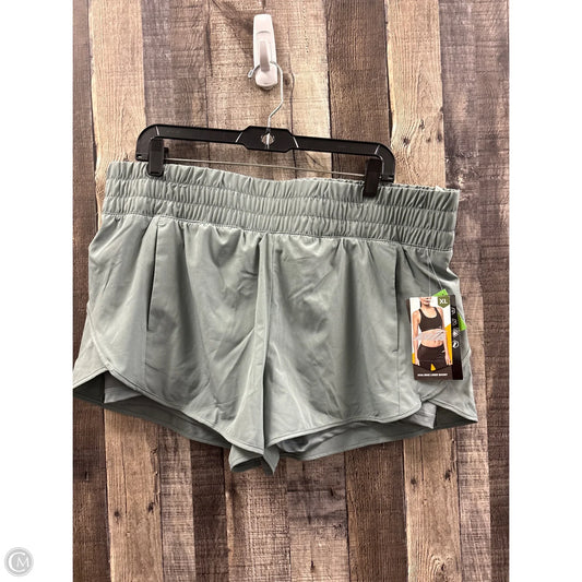 Athletic Shorts By Avia In Green, Size: Xl