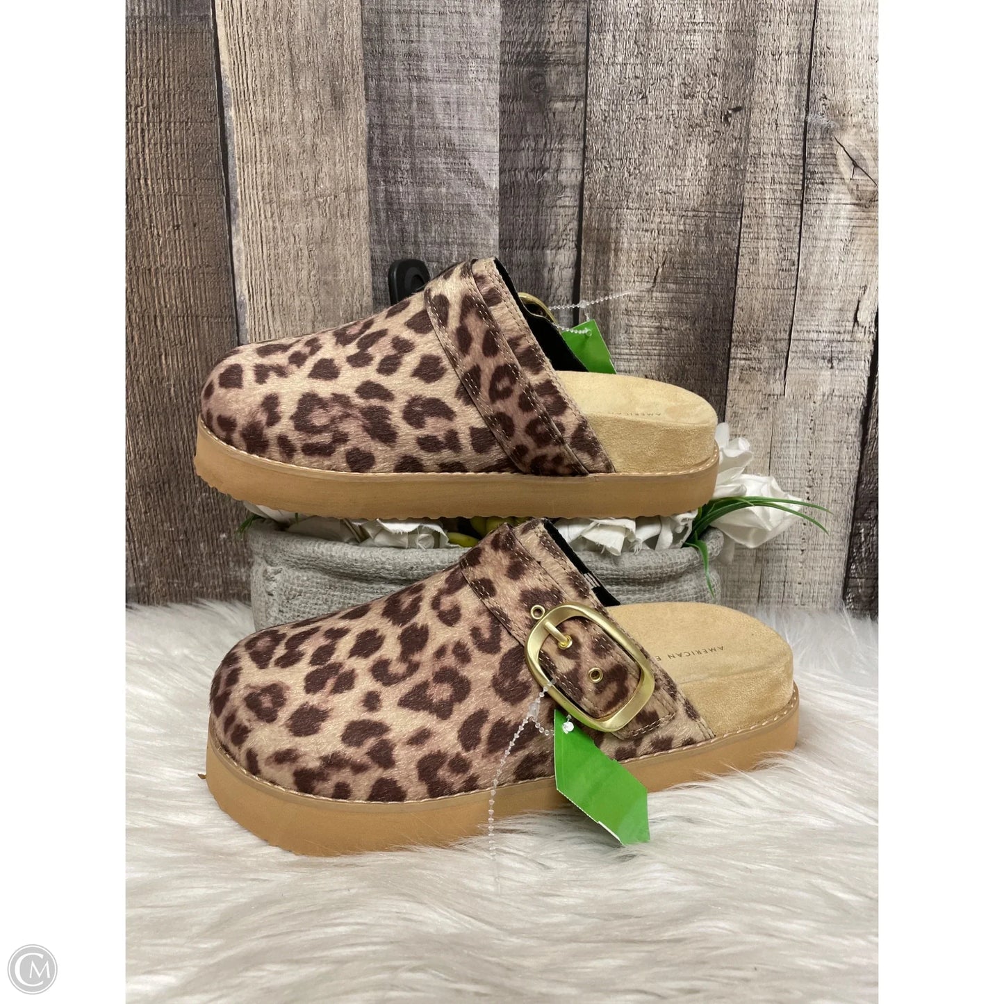 Shoes Heels Platform By American Eagle In Animal Print, Size: 7