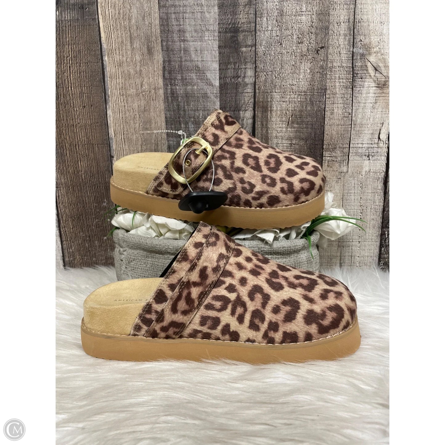 Shoes Heels Platform By American Eagle In Animal Print, Size: 7
