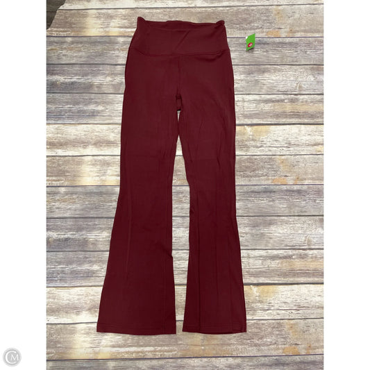 Athletic Pants By Lululemon In Maroon, Size: 8