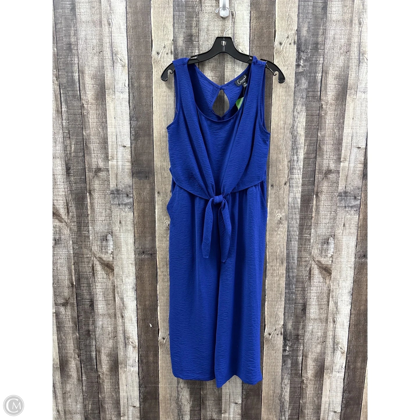 Jumpsuit By Cme In Blue, Size: 10p