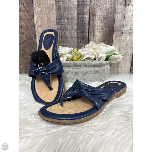 Shoes Flats By Boc In Navy, Size: 6