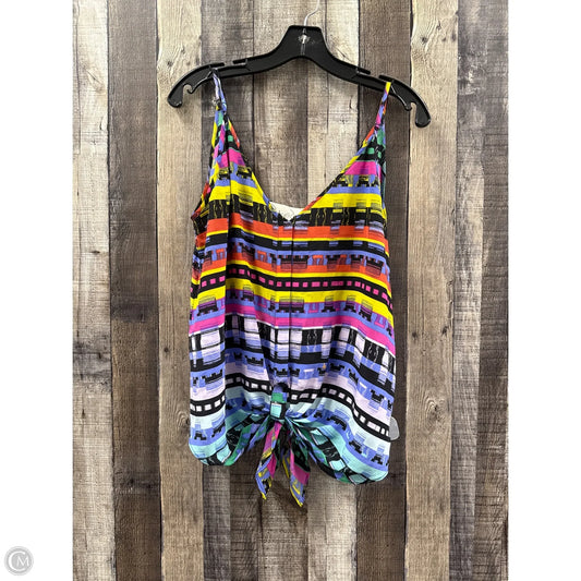 Top Sleeveless By Cme In Multi-colored, Size: M