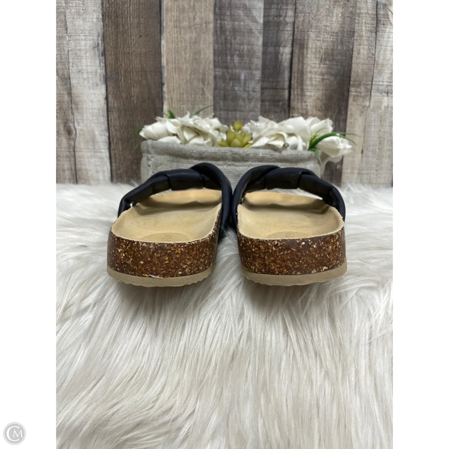 Sandals Flats By Talbots In Black, Size: 9.5