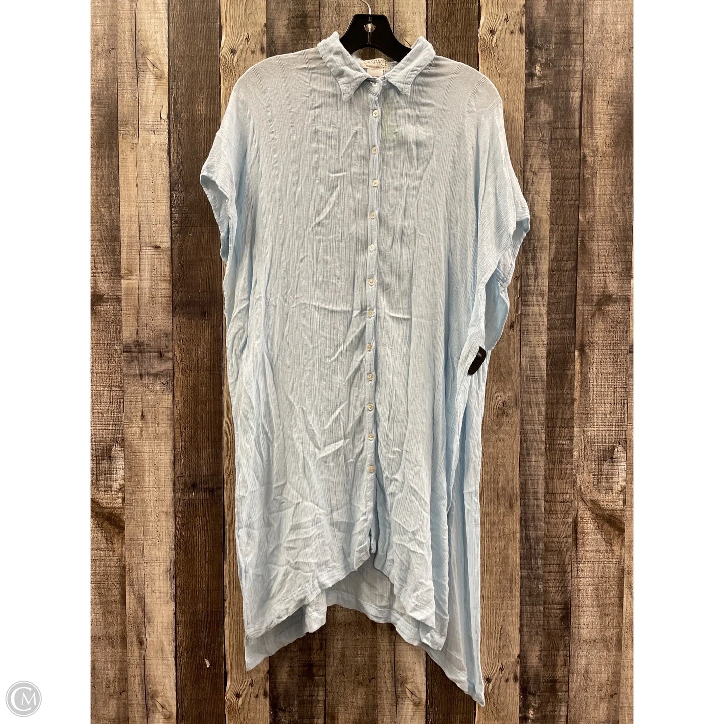 Swimwear Cover-up By Cme In Blue, Size: M