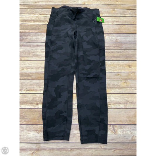Athletic Leggings By Lululemon In Camouflage Print, Size: 10