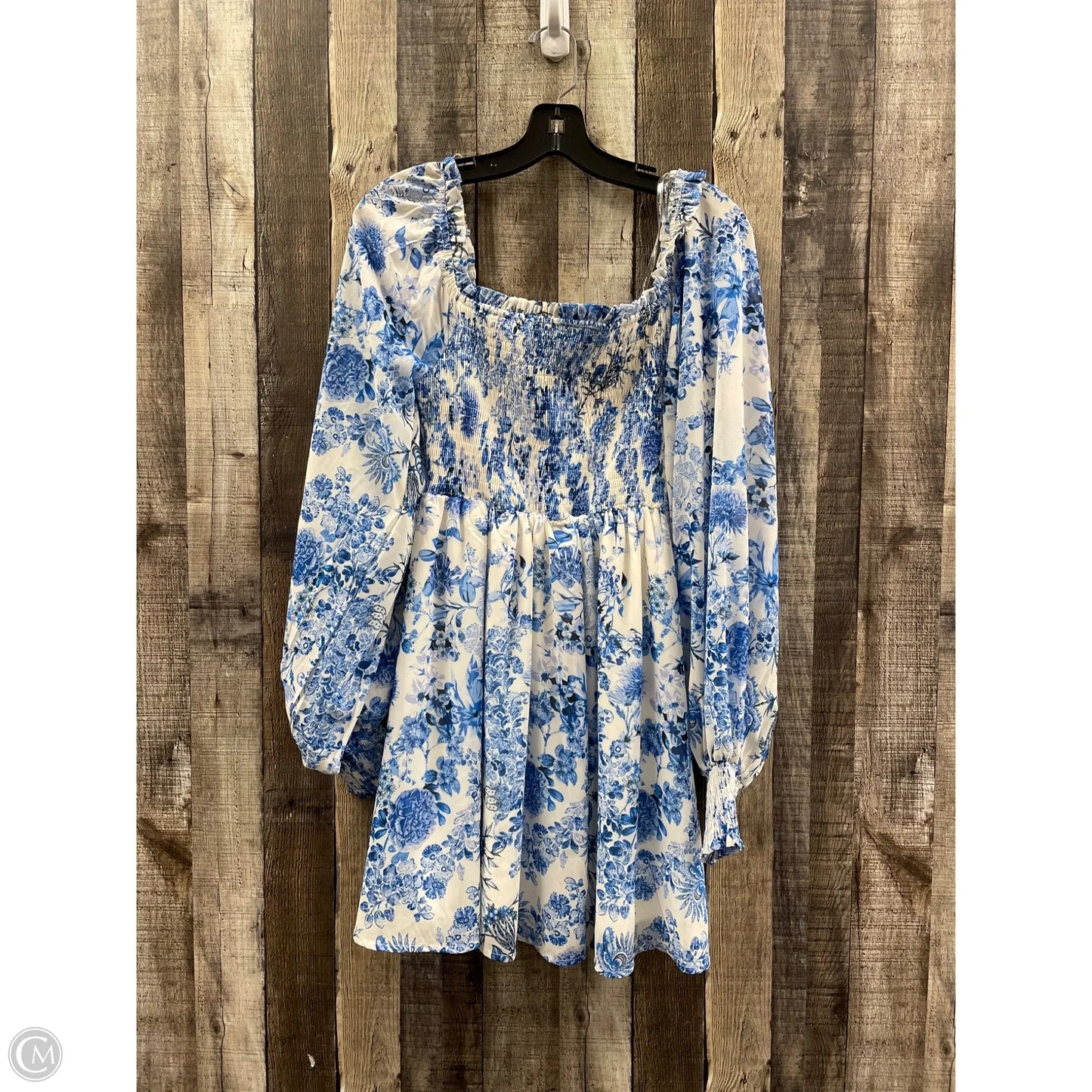 Dress Casual Midi By Flying Tomato In Blue, Size: M