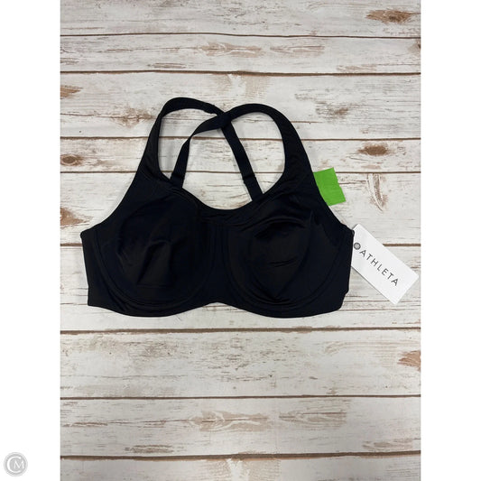 Athletic Bra By Athleta In Black, Size: L