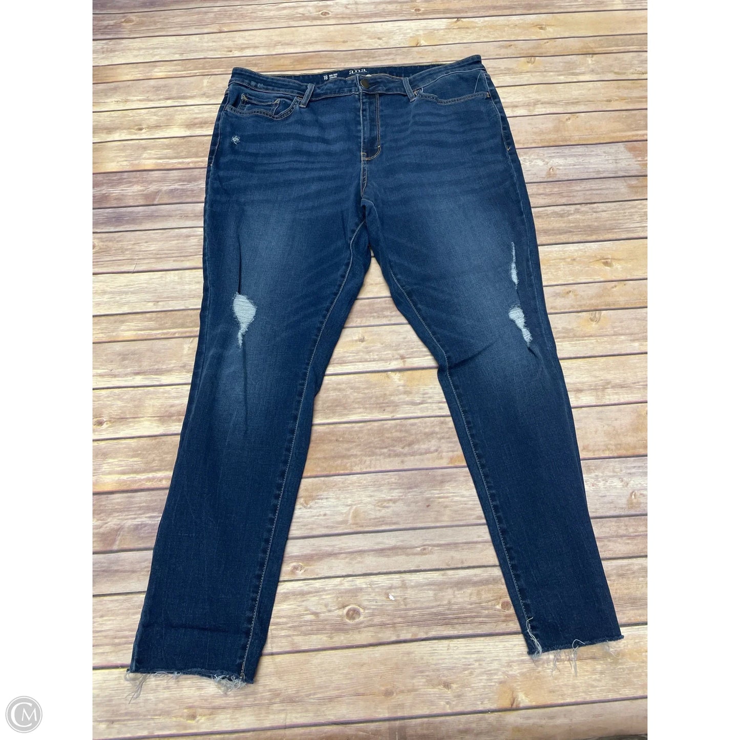 Jeans Jeggings By Ana In Blue Denim, Size: 18
