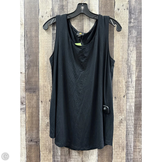 Top Sleeveless By Jm Collections In Black, Size: M