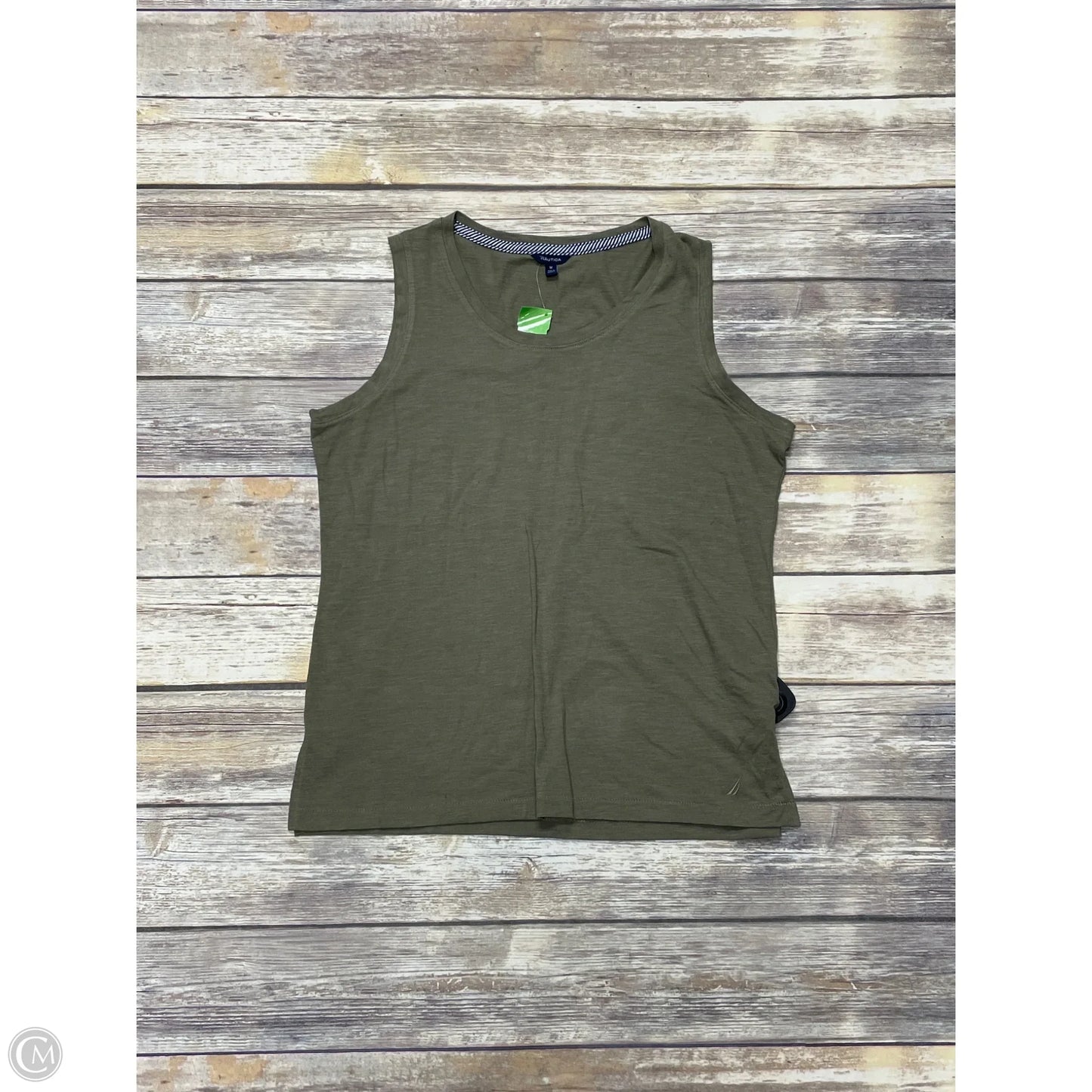 Tank Top By Nautica In Green, Size: M
