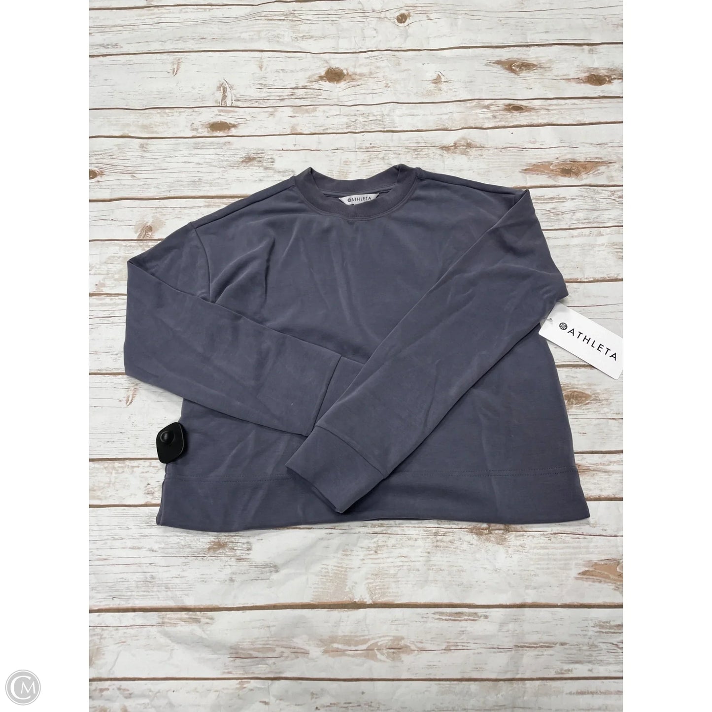 Athletic Sweatshirt Crewneck By Athleta In Black, Size: Xs