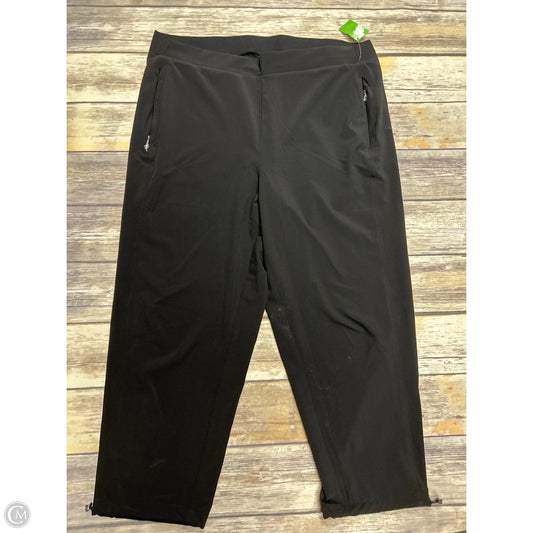 Athletic Pants By Chicos In Black, Size: L