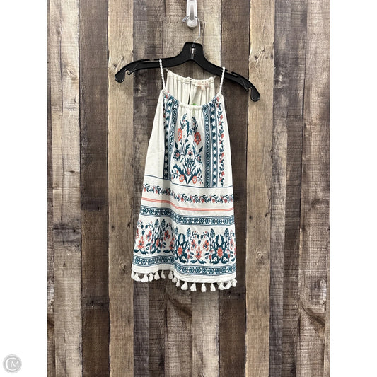 Top Sleeveless By Skies Are Blue In Cream, Size: Mp