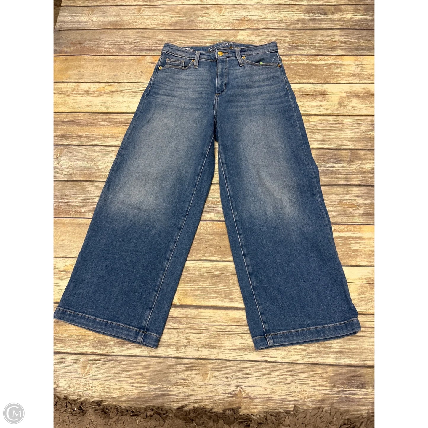 Jeans Wide Leg By Universal Thread In Blue Denim, Size: 6