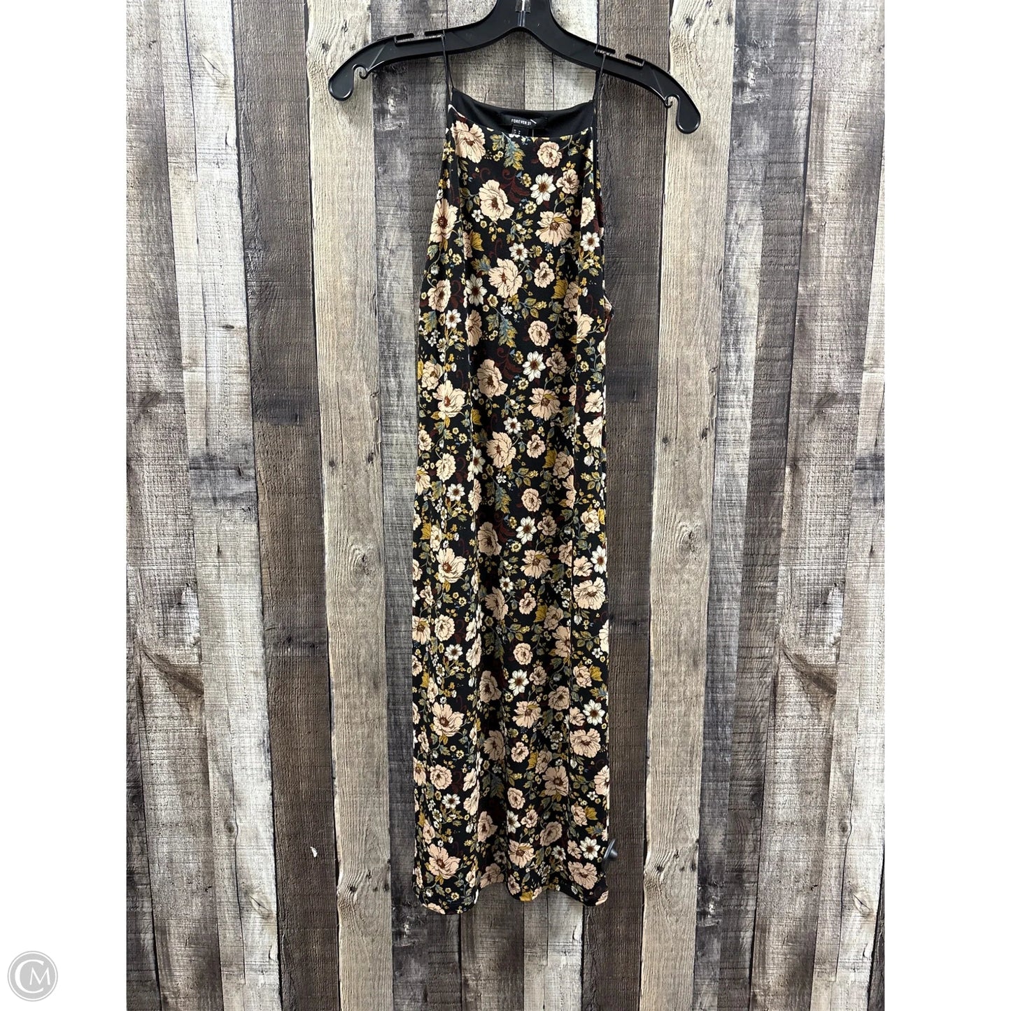 Dress Casual Midi By Forever 21 In Black, Size: M
