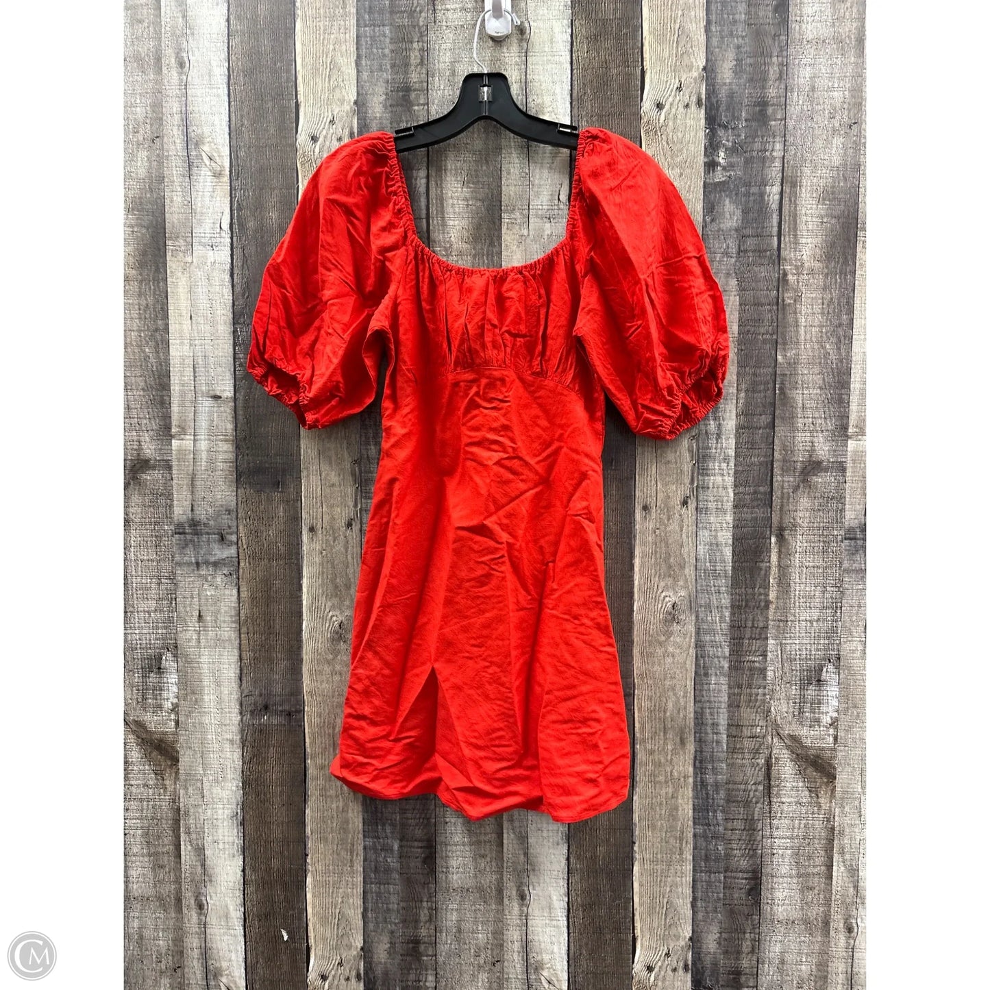 Dress Casual Short By H&m In Red, Size: Xs