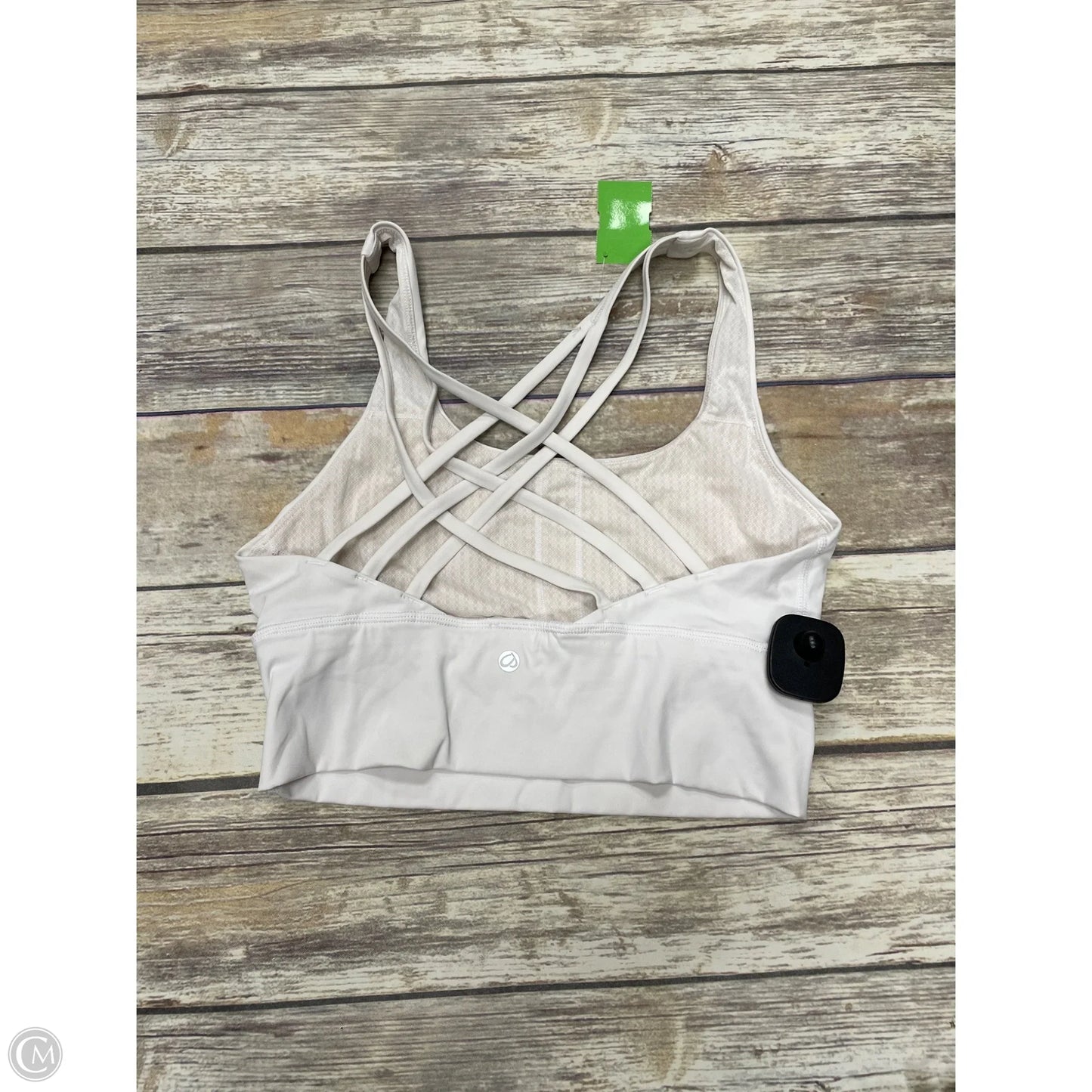 Athletic Bra By Crz Yoga In White, Size: S