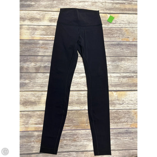 Athletic Leggings By Lululemon In Black, Size: 4