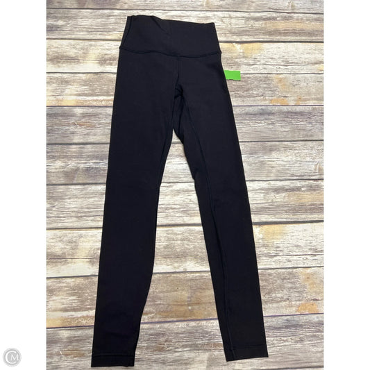 Athletic Leggings By Lululemon In Black, Size: 4